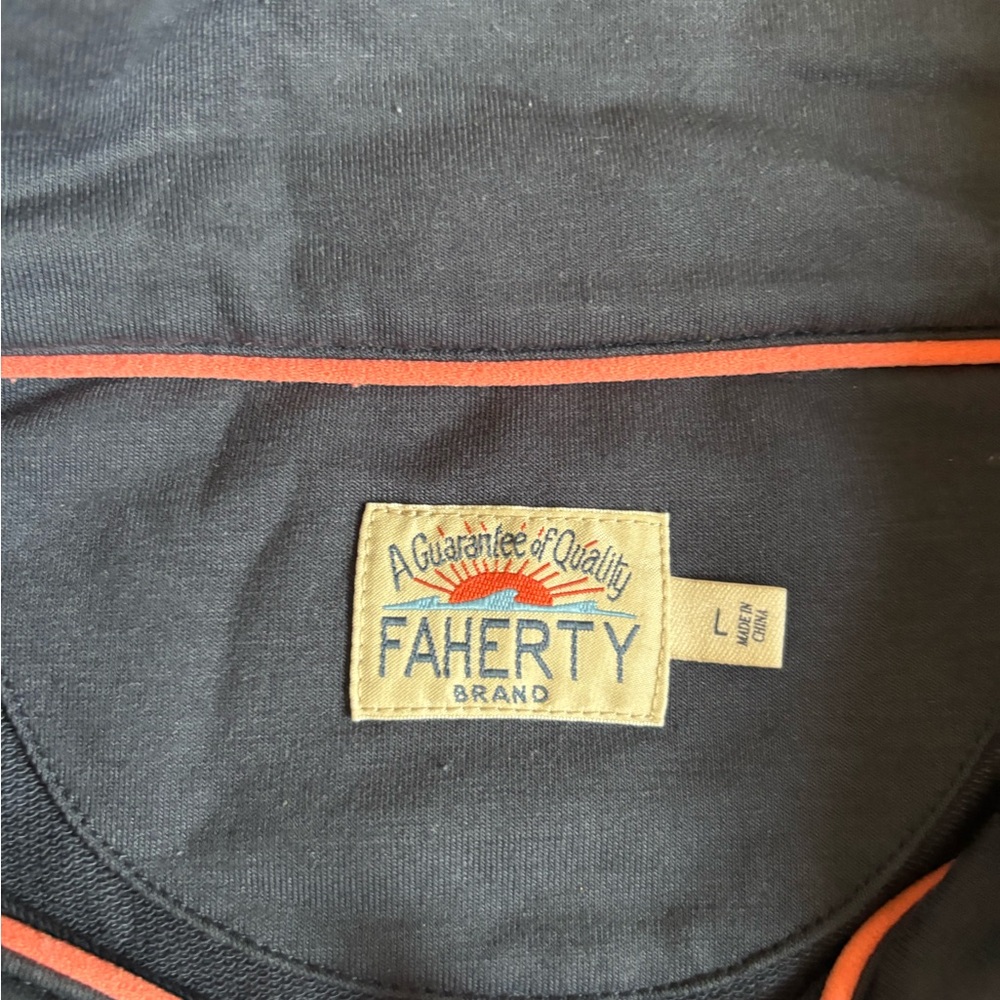 Faherty Blue Pullover - image 2